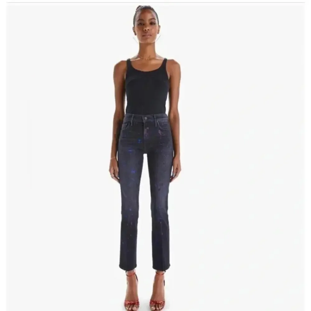 MOTHER The Insider Ankle Rain City Lights Jean Size 30